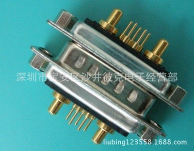 【DB大電流車PIN DB頭2W2公頭母頭插板式180度直插后鎖螺絲】價格,廠家,圖片,連接器,深圳市寶安區(qū)沙井彼克電子經(jīng)營部-